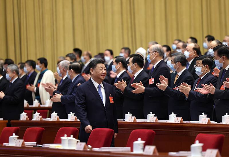 第十三届全国人民代表大会第五次会议在北京人民大会堂开幕